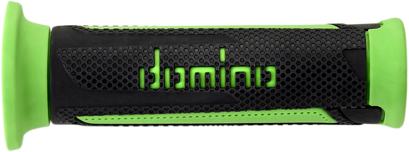 Domino A35041C4470C7-0 Turismo Grips - Street - Black/Green