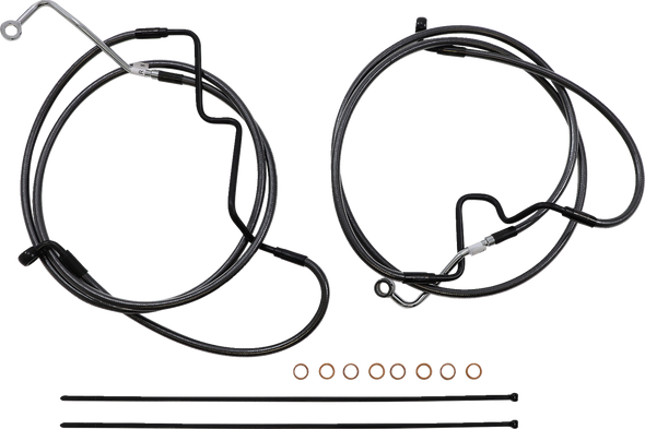 Magnum Shielding 487992 Black Pearl Designer Handlebar Installation Kit - 21-22