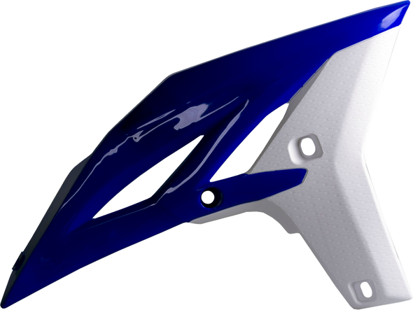 Polisport 8413700006 Radiator Cover - Blue/White - Yz 250F | Wr 450F