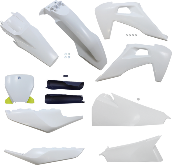 Acerbis 2726557428 Full Body Kit - 22 Oem White/Black/Yellow - Husqvarna 19-22