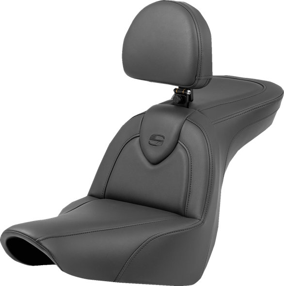 Saddlemen 818-29-187BR Roadsofa Seat - w/ Backrest - FXLR/FLSB 18-23