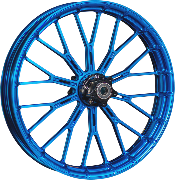 Arlen Ness 71-545 Rim - Y-Spoke - Front - Blue - 21x3.5