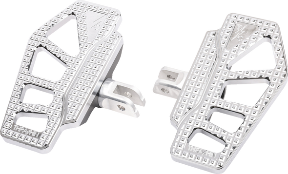 Thrashin Supply CO. TSC-2217-3-SF Apex Mini Floorboards - Driver - Chrome