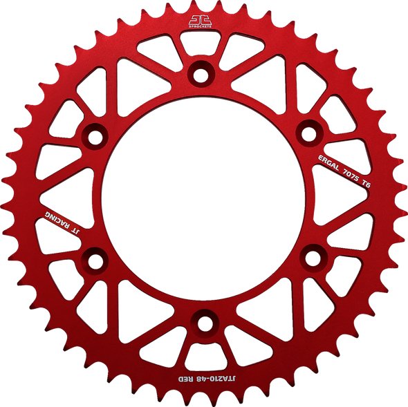 JT Sprockets JTA210.48RED Rear Sprocket - for Honda/Beta - Red - 48 Tooth