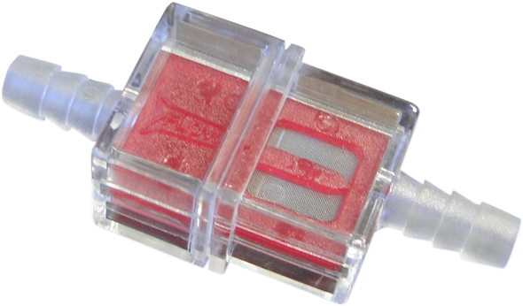 Helix 118-9213 In-Line Fuel Filters - Red - 1/4" - Display of 21