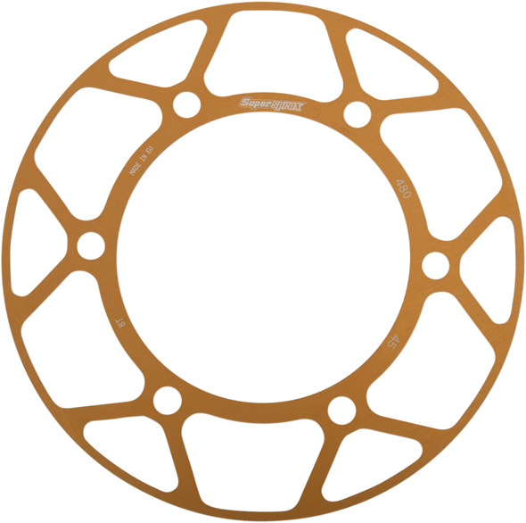 Supersprox RACD-480-45-GLD Edge Rear Sprocket Insert - Gold - 45 Tooth