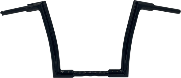 Fat Baggers Inc. 607012-B 1-1/2" Ez Install Flat Top Handlebar - 12" - Black