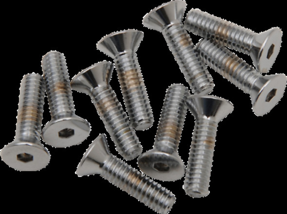 DRAG SPECIALTIES DS192360 1/4X20X1" CHRM FLAT HEAD