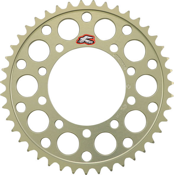 Renthal 478U-525-43P-HA Rear Sprocket - Aluminum - 43 Tooth - for Aprilia