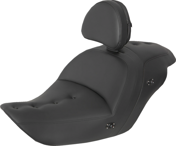 Saddlemen H23-20-181BRHCT Heated Roadsofa Pillow Seat - With Backrest - Black
