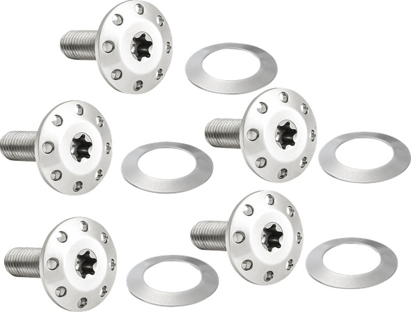 Arlen Ness 300-905 Bolt Kit - Spoke Mount - Polished - 5 Pack