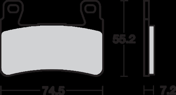SBS 734DC BRAKE PADS SBS 734DC