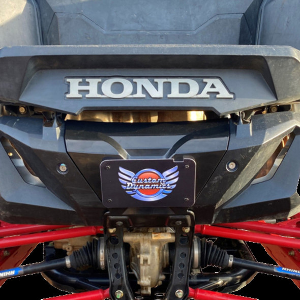 Custom Dynamics License Plate Mount for 2019-2022 Honda Talon 1000