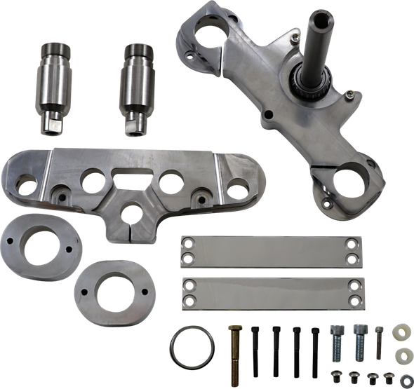 Motor Trike MTFS-0185 6 Degree Raked Triple Tree Kit Harley Softail Fat Boy FLST