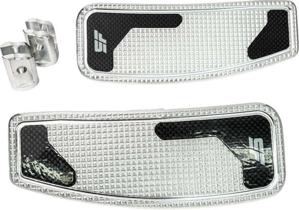 Slyfox SF-906-01-2 Mini Floorboards - Chrome Polished - Male Mount - M8