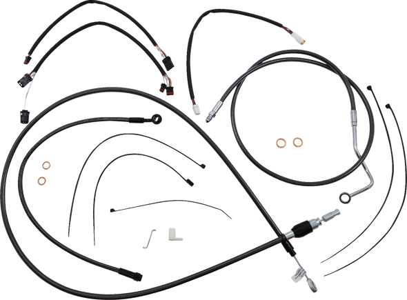 Magnum Shielding 4871141 Black Pearl Designer Handlebar Installation Kit