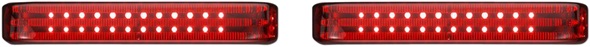 Custom Dynamics PB-SBSEQ-BCM-CR Saddlebag LED Lights - Sequential - Chrome/Red