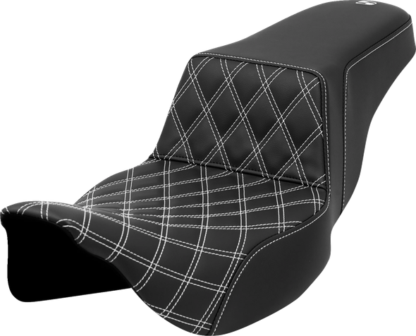 Saddlemen 808-07E-17206 Step-Up Seat - Lattice - Ext Reach - FLH/FLT 08-23