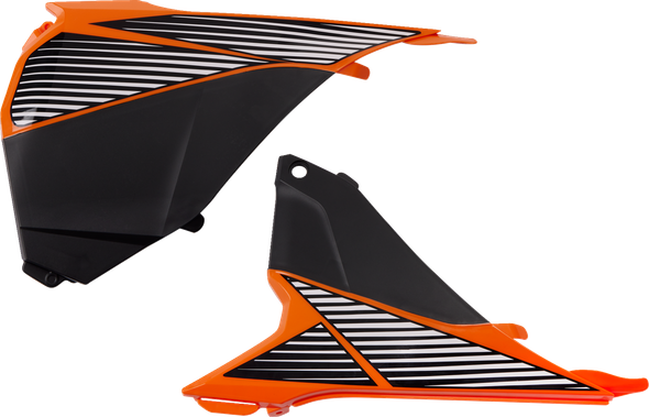 Polisport 8454300004 Airbox Cover - Orange/Black - for KTM - Sx/Xc 13-16