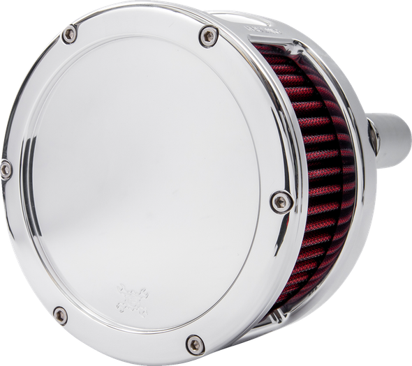 Feuling Parts 5437 Ba Series Air Cleaner Kit - Chrome - Red Filter