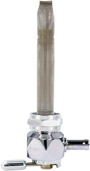 Pingel 4311-Cd Hex Fuel Valve - Diamond Chrome - 22 MM