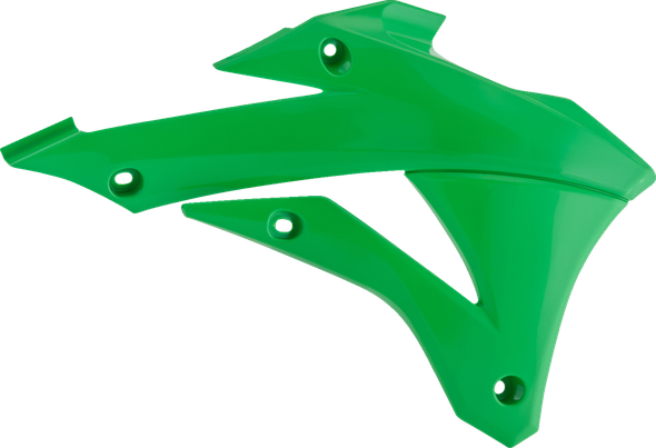 Polisport 8417300004 Radiator Cover - OEM Green - Kx 85/100