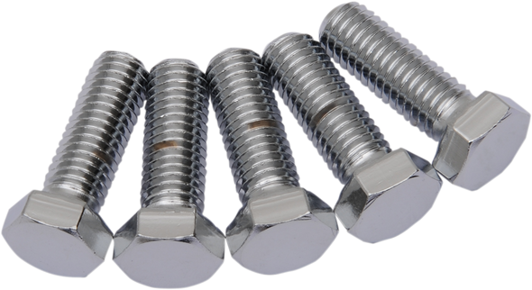 Drag Specialties DS192343 Bolts - Hex-Head - Chrome - 1/2"-13 X 1-1/2"