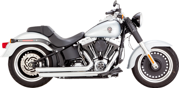 Vance & Hines 17339 Big Shots Staggered Exhaust System - Chrome