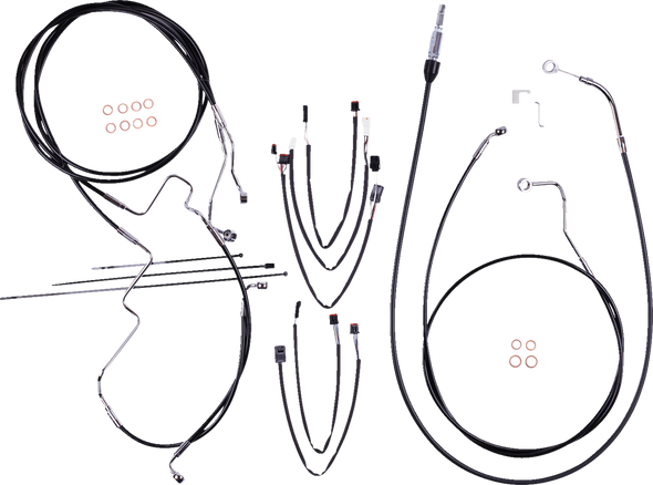 Magnum Shielding 4891191 Xr Handlebar Installation Kit - Black/Chrome