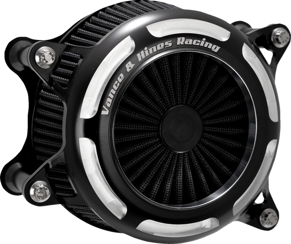 Vance & Hines 41113 V02 Onyx Air Intake Kit - Black Contrast