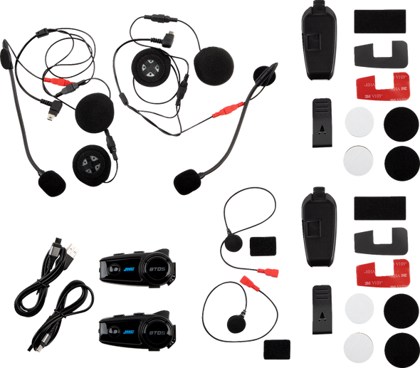 J & M HSBT-05PF-UNV-D Bluetooth Headset - Dual Pack