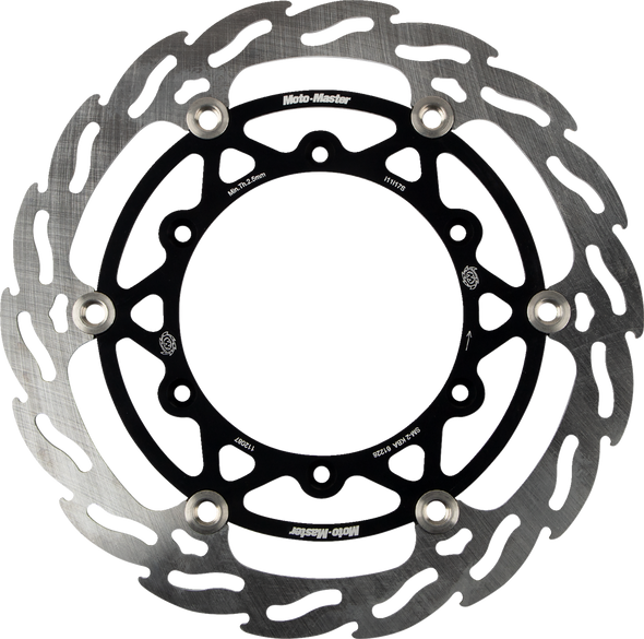 MOTO-MASTER 112087-PU Brake Rotor - Front - Flame