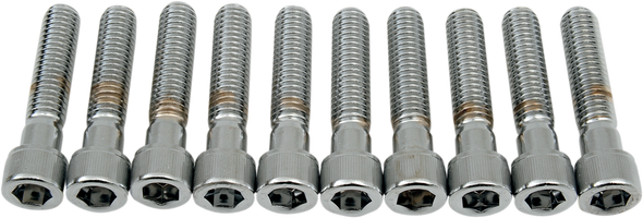 Drag Specialties DS-190556 Bolts - Socket-Head - Knurled - 3/8-16 x 1-3/4"