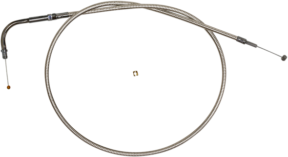 Magnum Shielding 5325 Polished Stainless Steel Braided Throttle Cable - 30-3/4"