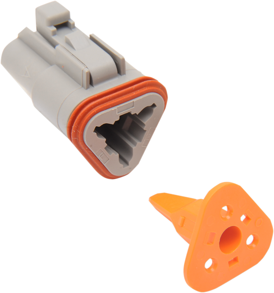 Namz DP-3G Deutsch Plug - 3 Pin - Gray