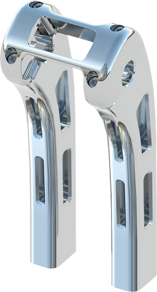 Magnum Shielding 3R-0110 Ghost Risers - Softail Display Clamp - 10" - Chrome