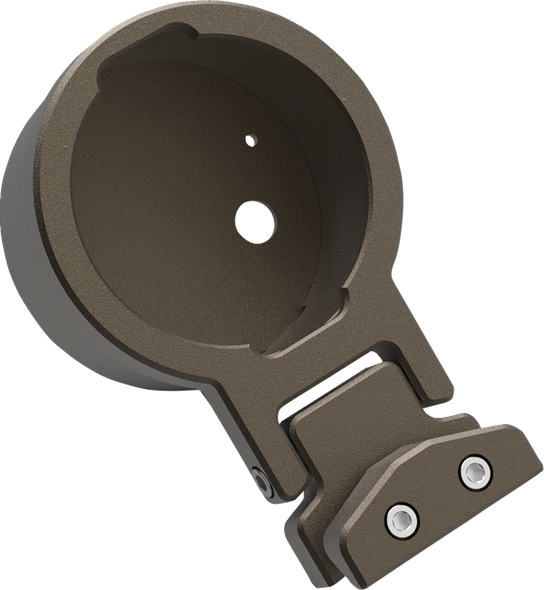 LA Choppers LA-7397-01Z Gauge Mount - Single - Bronze - Dyna