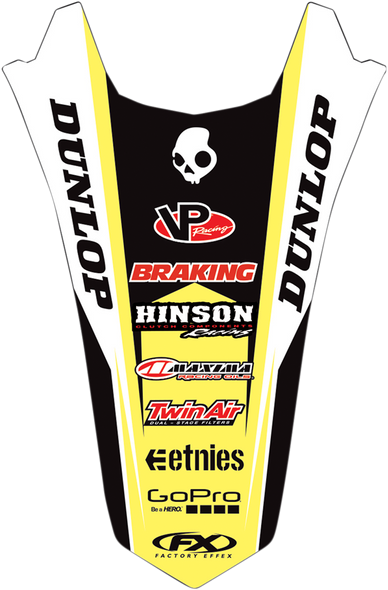 Factory Effex 19-32410 Rear Fender Graphic - Rm 80/85