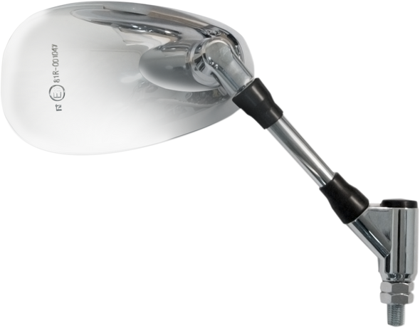 Emgo 20-34921 Mirror - Side View - Oval - Chrome - Right