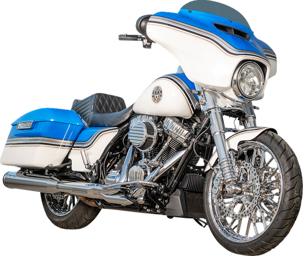 Arlen Ness 120-011 Fork Legs - 49 MM - Chrome - for Factory Brake Caliper