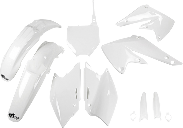 UFO KAKIT203F@047 Body Kit - White - for Kawasaki - Kxf 04-05