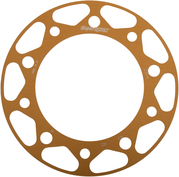 Supersprox RACD-1304-42-GLD Edge Rear Sprocket Insert - Gold - 42 Tooth