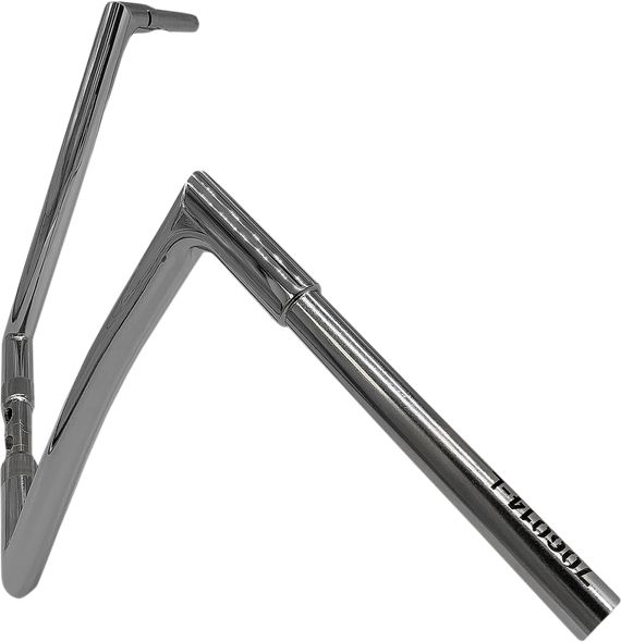 Fat Baggers Inc. 706014 1-1/4" Ez Install Flat Top Handlebar - 14" - Chrome