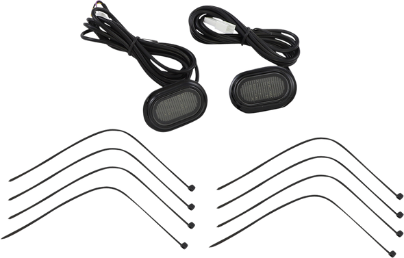 Custom Dynamics CD-PLUG-SB Antenna Grommet Light - Smoke Lens - Black