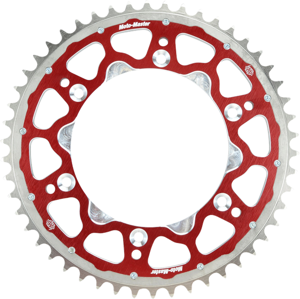 MOTO-MASTER 620013349 Fusion Dual Ring Rear Sprocket - Red - for Suzuki