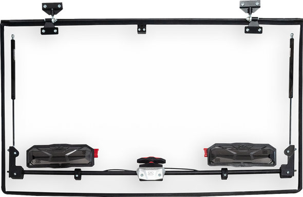 Seizmik 50-50247KIT Flip-Up Windshield - Defender