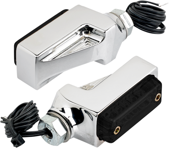 Joker Machine 05-311-3A Turn Signal - Amber - Chrome