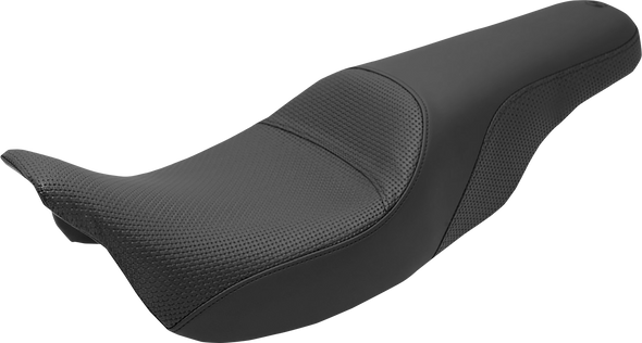 Saddlemen 808-07B-147 Profiler Basketweave Seat - Black - FLH/FLT 08-20