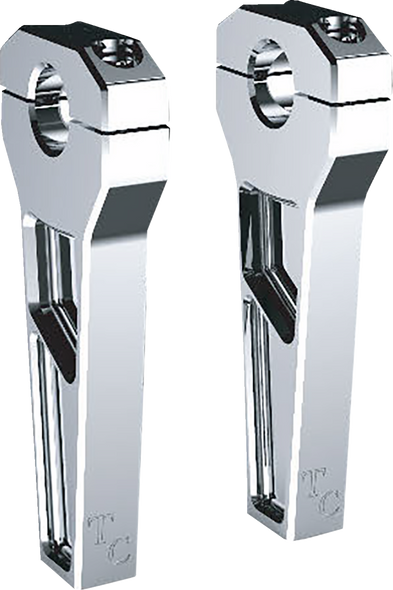 Todd'S Cycle Td-R11-06 Risers - 1" Clamping - 6" Rise - Chrome