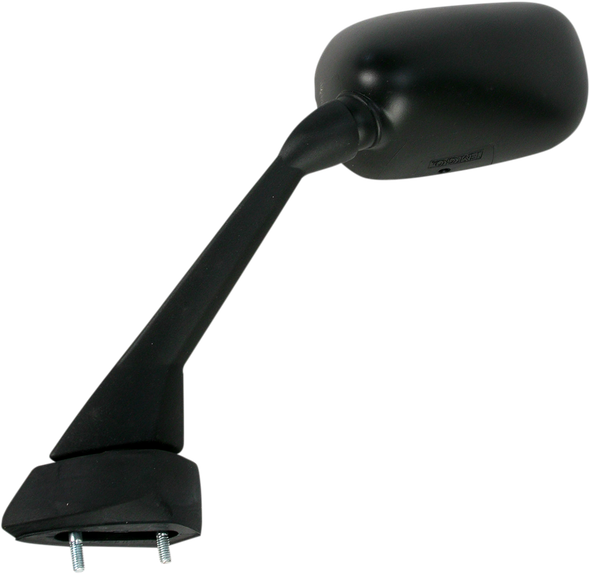 Emgo 20-37432 Mirror - Side View - Rectangle - Black - Left
